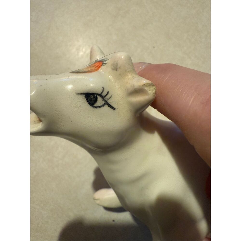 Vintage porcelain Strawberry Cow Creamer - Picture 8 of 16